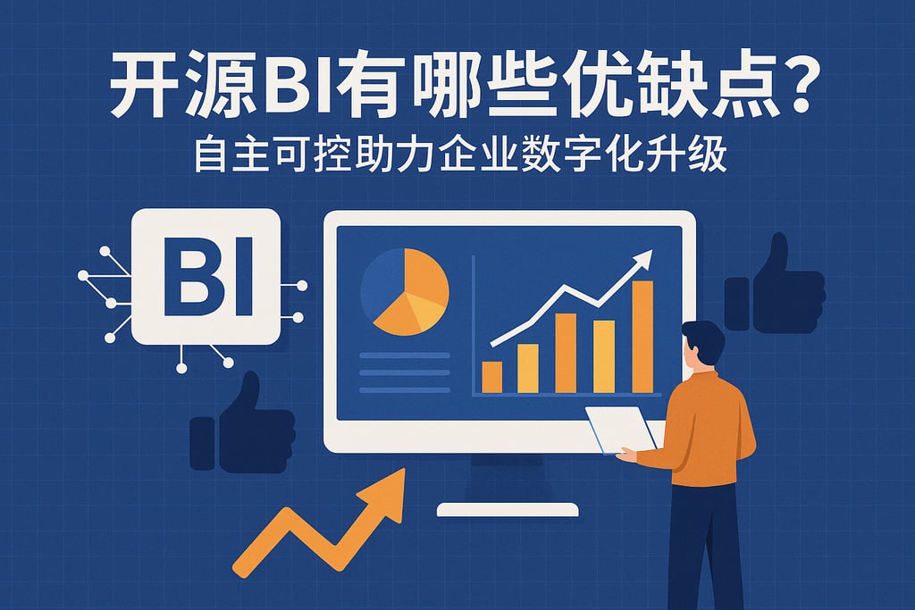 开源BI有哪些优缺点？自主可控助力企业数字化升级"